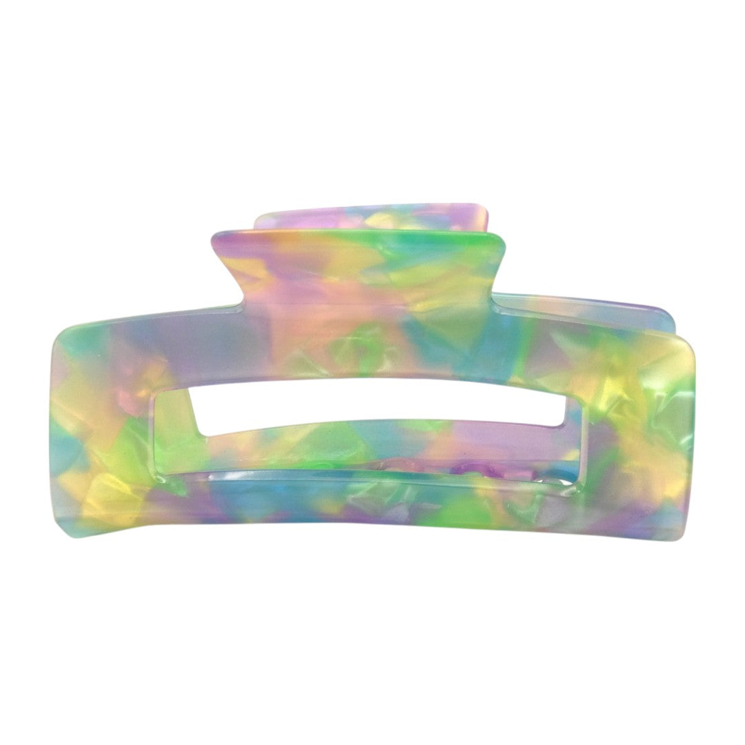 Bright Multicoloured Hair Claw Clip