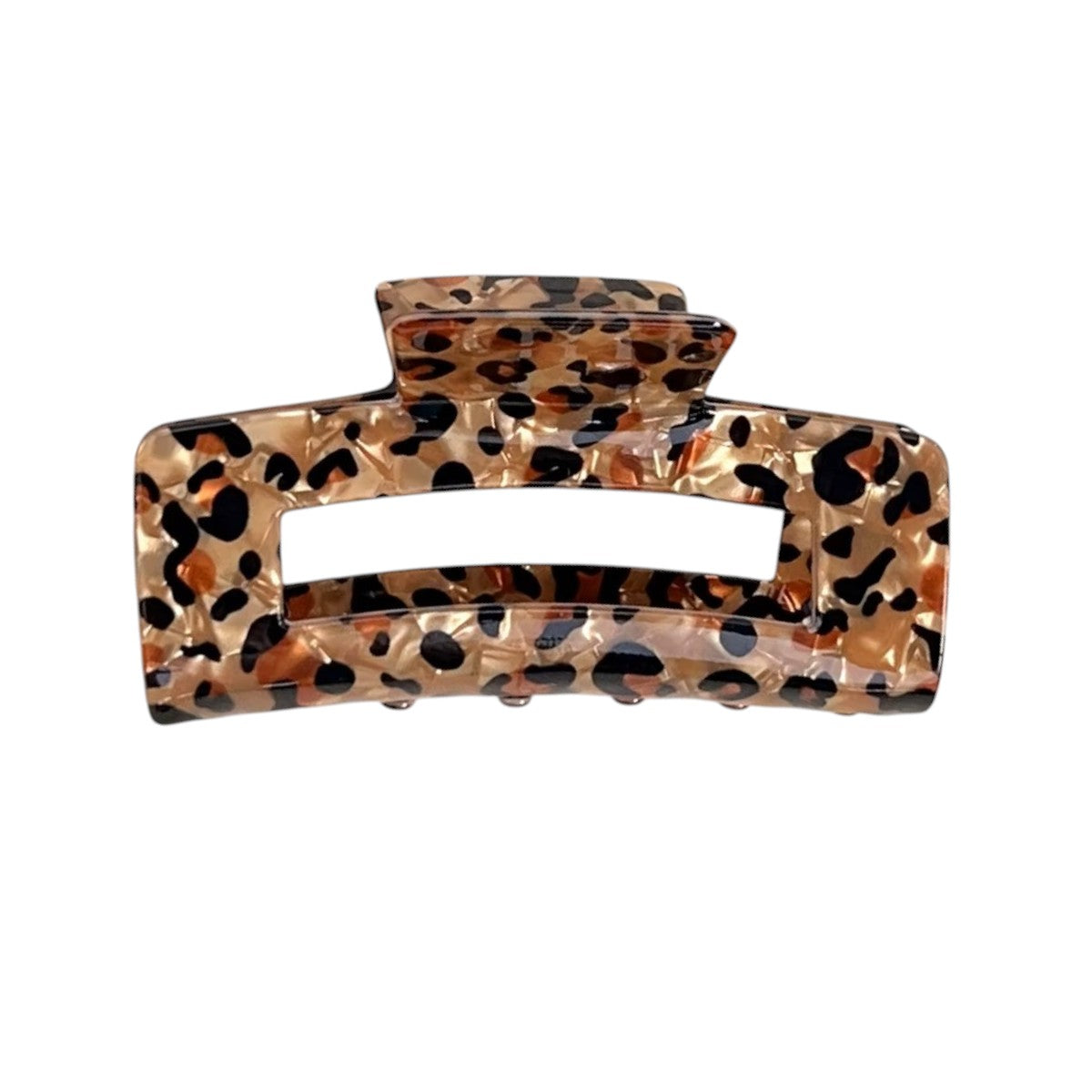 Leopard Print Hair Claw Clip