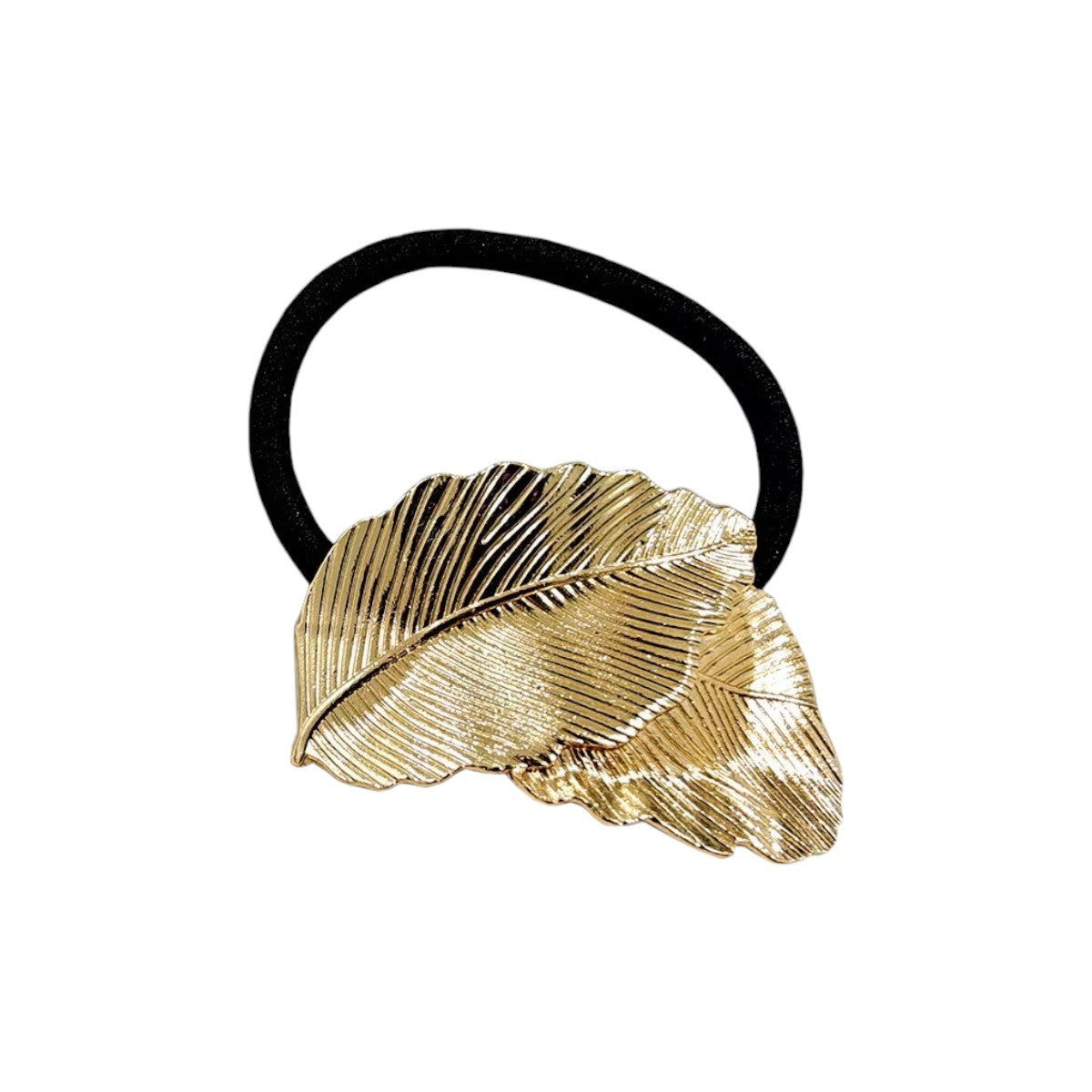 Gold Leaves Ornate Hair Bobble